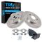 09-10 Vibe (ex GT) 2.4 FWD; 09-12 Matrix S 2.4 FWD; 08-12 Scion XB Rear Metallic Brake Pads & Rotors