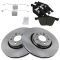 03-12 Volvo XC90 Front Ceramic Disc Brake Pads & 316mm Rotors Set