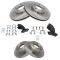 02-06 Nissan Altima 3.5L (exc SE-R) Front & Rear Premium Posi CERAMIC Brake Pad & Rotor Kit