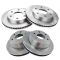 02-07 Cadillac, Chevy, GMC Pickup/SUV Multifit Front & Rear Brake Rotor Kit (Set of 4)