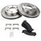 99-07 Cadillac, Chevy, GMC Pickup/SUV Multifit Front Premium Posi CERAMIC Brake Pad & Rotor Kit