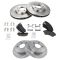 00-05 Chevy Impala; 00-04 Monte Carlo Front & Rear CERAMIC Brake Pad & Rotor Kit