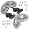 02-04 Infiniti I35; 02-03 Nissan Maxima Front & Rear Premium Posi Ceramic Brake Pad & Rotor Kit