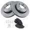 07-11 Dodge Nitro; 08-12 Jeep Liberty Front METALLIC Brake Pad & 12 In Rotor Kit