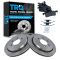 03-06 Ford Expedition, Lincoln Navigator Rear Posi Metallic Brake Pad & Rotor Kit