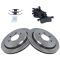 03-06 Ford Expedition, Lincoln Navigator Rear Posi Metallic Brake Pad & Rotor Kit