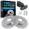 08-12 T&C, Grnd Cvan 09-12 Journey, Routan Rear Premium posi Semi Metallic Brake Pad & Rotor Kit