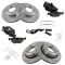 01-06 BMW 325CI Front & Rear CERAMIC Brake Pad & Rotor Kit