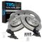 07-10 Ford Expedition, Lincoln Navigator Front & Rear CERAMIC Brake Pad & Rotor Kit