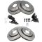 07-10 Ford Expedition, Lincoln Navigator Front & Rear CERAMIC Brake Pad & Rotor Kit