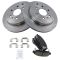 07-12 Acadia; 08-12 Enclave; 07-10 Outlook; 09-12 Traverse Rear Premium Posi Ceramic Pad & Rotor Kit