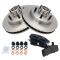 92-02 Chevy GMC Pickup SUV Van Multifit Front CERAMIC Brake Pad & Rotor Kit