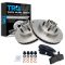 92-02 Chevy GMC Pickup SUV Van Multifit Front CERAMIC Brake Pad & Rotor Kit