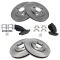 02-05 Thunderbird; 00-02 S-Type; 00-06 LS Front & Rear CERAMIC Brake Pad & Rotor Kit