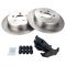 95-06 Chrysler, Dodge, Plymouth Multifit Rear CERAMIC Brake Pad & Rotor Kit