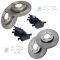 06-10 Mazda 3 2.0L Front & Rear CERAMIC Brake Pad & Rotor Kit