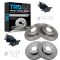 06-10 Mazda 3 2.0L Front & Rear CERAMIC Brake Pad & Rotor Kit