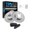 03 Protege; 03-05 Mazda 6 Rear Ceramic Pads & Rotors Set