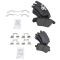 Audi, VW Multifit Front & Rear Semi-Metallic Disc Brake Pads Kit