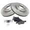 05-12 Mercury Mariner; Ford Escape Front Premium Posi Ceramic Disc Brake Pads & Rotor Set