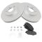 03-08 Honda Pilot Front Posi Semi Metallic Pads & E-Coated Rotor Set