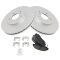 01-03 CL; 99-08 TL; 03-07 Accord V6 MT Front Posi Ceramic Pads & E-Coated Rotor Set