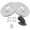 01-03 CL; 99-08 TL; 03-07 Accord V6 MT Front Posi Semi Metallic Pads & E-Coated Rotor Set