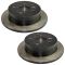 02-03 ES300; 04-06 ES330; 02-06 Camry Vin J Rear Posi Semi Metallic Pads & E-Coated Rotor Set