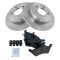 01-07 Chrysler Town & Country, Caravan, Grand Caravan Rear Ceramic Brake Pad & Rotor Kit