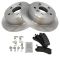 Rear Semi-Metallic Disc Brake Pads (MD325) & 2 Rotor Kit Toyota Solara