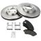 1997-05 Chevy; Buick; Olds; Pontiac Front Ceramic Brake Pads & Rotors Set