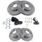 07-09 Equinox, Torrent, XL7; 08-10 Vue; 08-09 Vue Hybrid Front & Rear CERAMIC Brake Pad & Rotor Kit