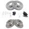 94-97 Volvo 850; 98-04 C70; 98-00 S70, V70 Front & Rear Ceramic Brake Pad & Rotor Kit