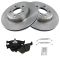 04-10 BMW X3 Front Disc Brake Rotor & Ceramic Pad Set