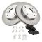 Front Brake Rotor & Semi-Metallic Pads Set  Hyundai Elantra