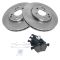 04-08 Crossfire; 03-07 C; 99-09 CLK; 96-02 E; 01-11SLK Front Disc Brake Rotor & Posi Ceramic Pad Set