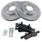 03-06 Ford Expedition; Lincoln Navigator Front Brake Rotors & Posi Ceramic Brake Pad Kit