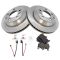 07-14 Audi Q7; 03-06, 08-13 Cayenne; 04-08 VW Touareg Rear Disc Brake Rotor & Metallic Pad Kit