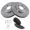 05-10 Ford Mustang w/4.0L Front Disc Brake Rotor & Ceramic Pad Set