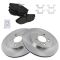 05-12 Ford Mustang; 13-14 Mustang (w/11.8 Inch Dia) Rear Disc Brake Rotor & Metallic Pad