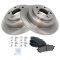 05-06 9-2X; 03-08 Forester, Impreza Rear Posi Ceramic Disc Brake Pad & Rotor Set