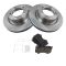 07-14 Tundra; 08-14 Sequoia Front Posi Ceramic Brake Pad & Rotor Set