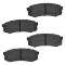 07-14 Tundra; 08-14 Sequoia Rear Semi-Metallic Brake Pad & Rotor Set