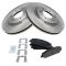 08-14 Nissan Armada, Titan; 08-10 Infiniti QX56 Front Brake Rotor & Ceramic Pad Set