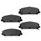 08-14 Nissan Armada, Titan; 08-10 Infiniti QX56 Front & Rear Rotor & Metallic Pad Set