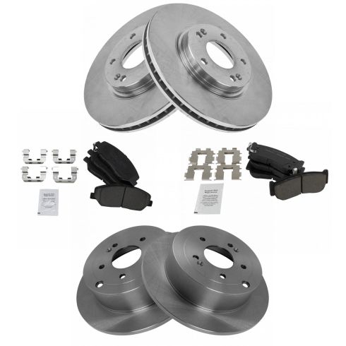 For 2007 2008 2009 HYUNDAI SANTA FE Front Quality Replacement Brake Rotors