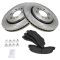 07-12 Expedition, Navigator; 10-12 F150 (w/6 Lug Whl) Front Brake Rotor & Metallic Pad Kit