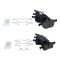 09-12 Mazda 5; 12-13 Focus Volvo Ceramic Brake Pad Set Front & Rear Kit