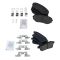 07-10 Edge, MKX; 07-12 CX7; 07-13 CX9 Front & Rear Ceramic Disc Brake Pads Kit (Set of 4)