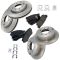 01-04 Sonata; 01-02 Optima front & Rear Premium Posi Ceramic Brake Pad & Rotor Kit